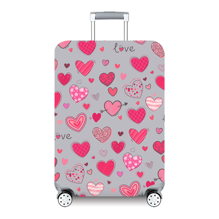 Women's Hard Shell Travel Suitcase with Custom Statement Design Stornfield