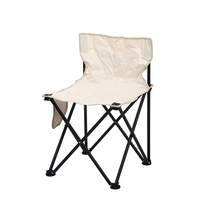 Folding chair with ergonomic backrest and sturdy frame Stornfield