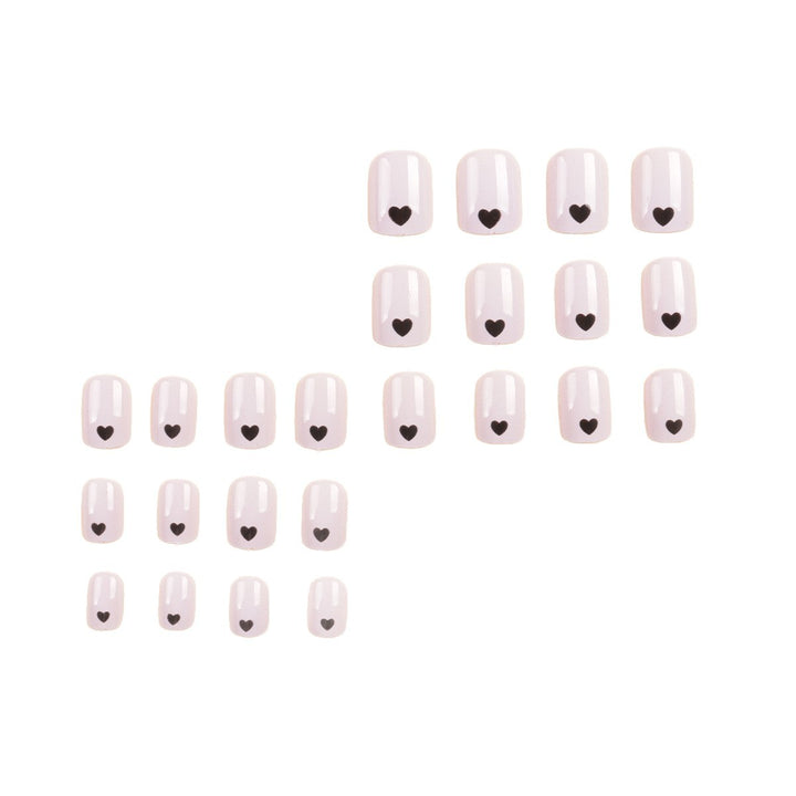 Heart-Embellished Press-On Nail Set Stornfield