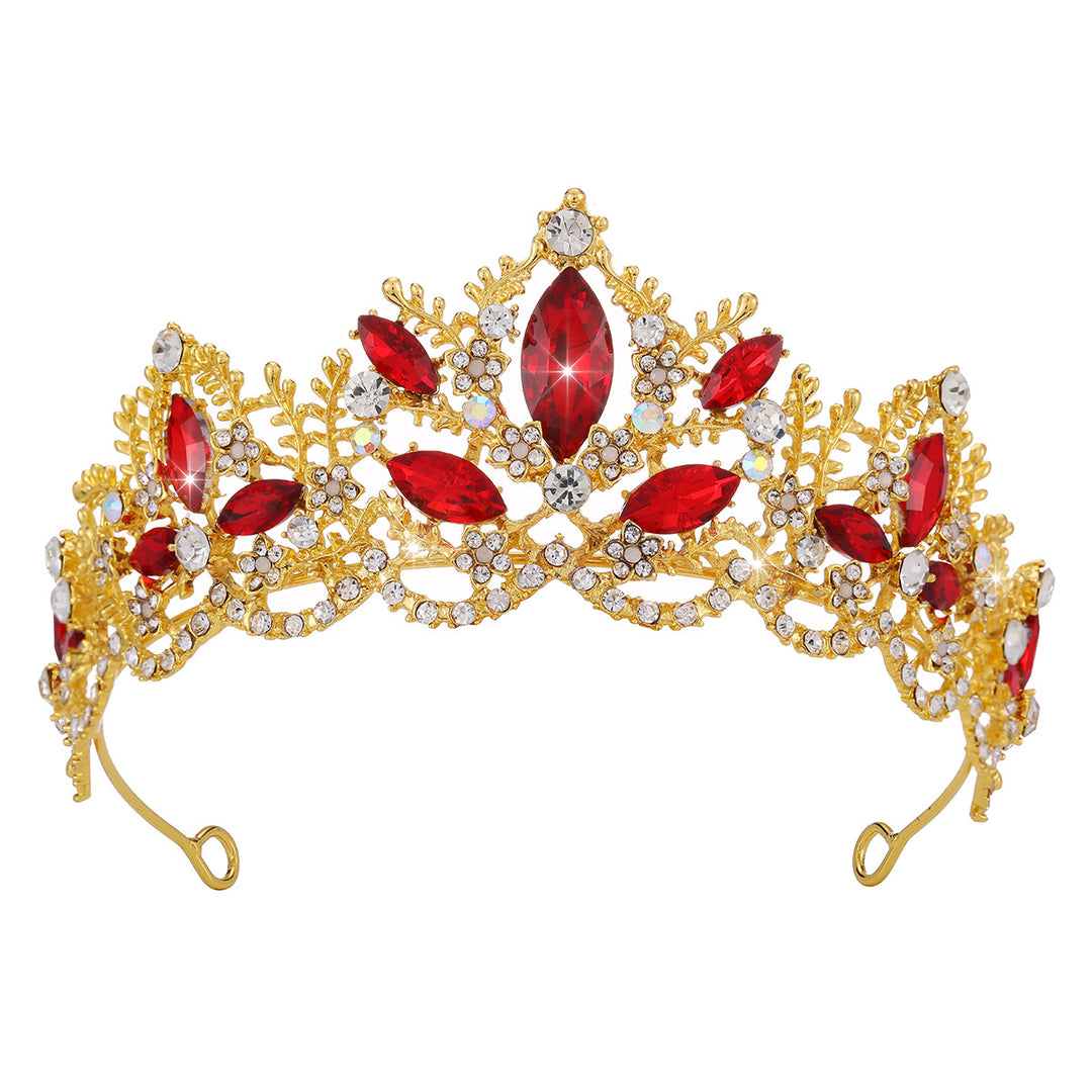 Ladies Glamorous Tiara with Sparkling Crystal Decorations Stornfield