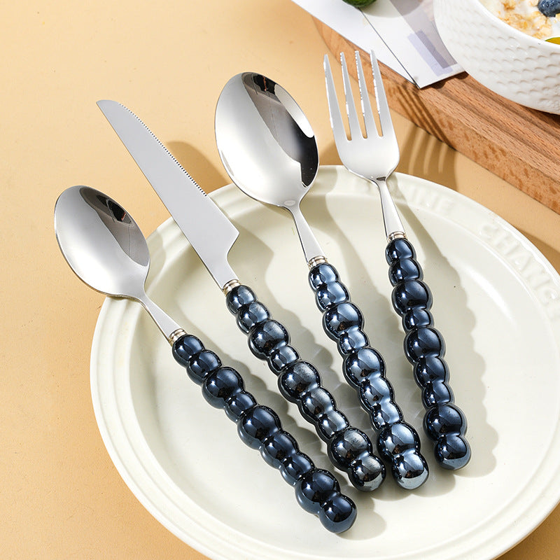 Elegant finger food fork with non-slip handle Stornfield