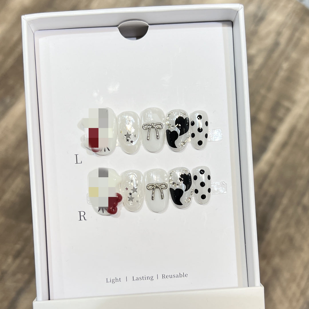 Cartoon-Themed Decorative Press-On Nail Set Stornfield