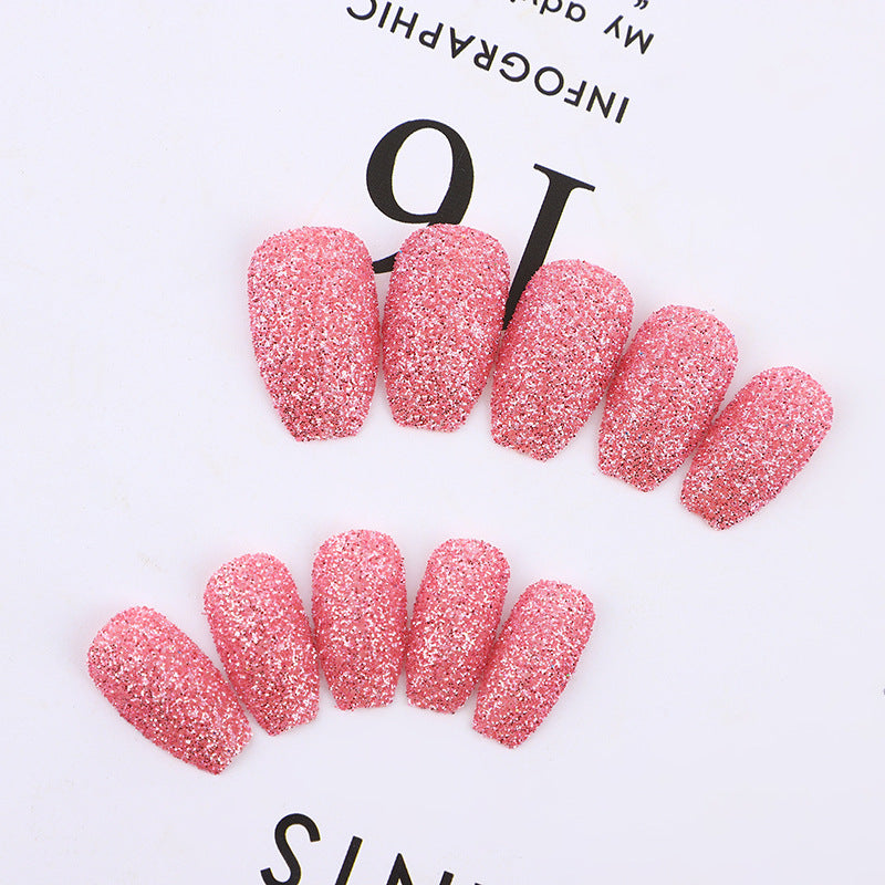 Glittering artificial nails in modern design Stornfield