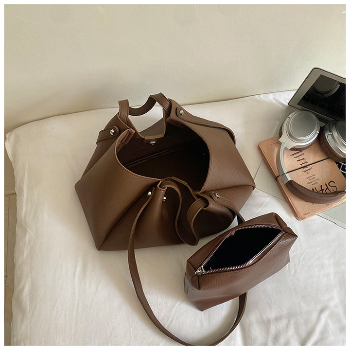 Versatile Leather Tote Bag
