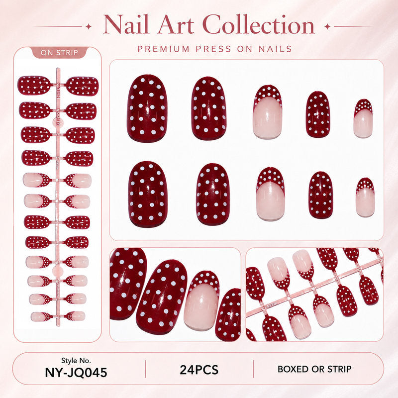 Elegant Press-On Fingernails with DIY Set Stornfield