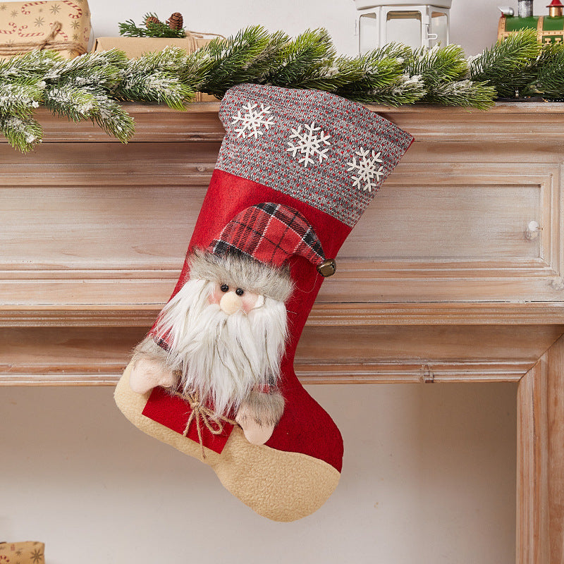 Festive Christmas stocking with nostalgic design Stornfield