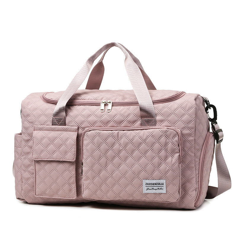 Quilted Multi-Compartment Sports Travel Duffel Bag Stornfield