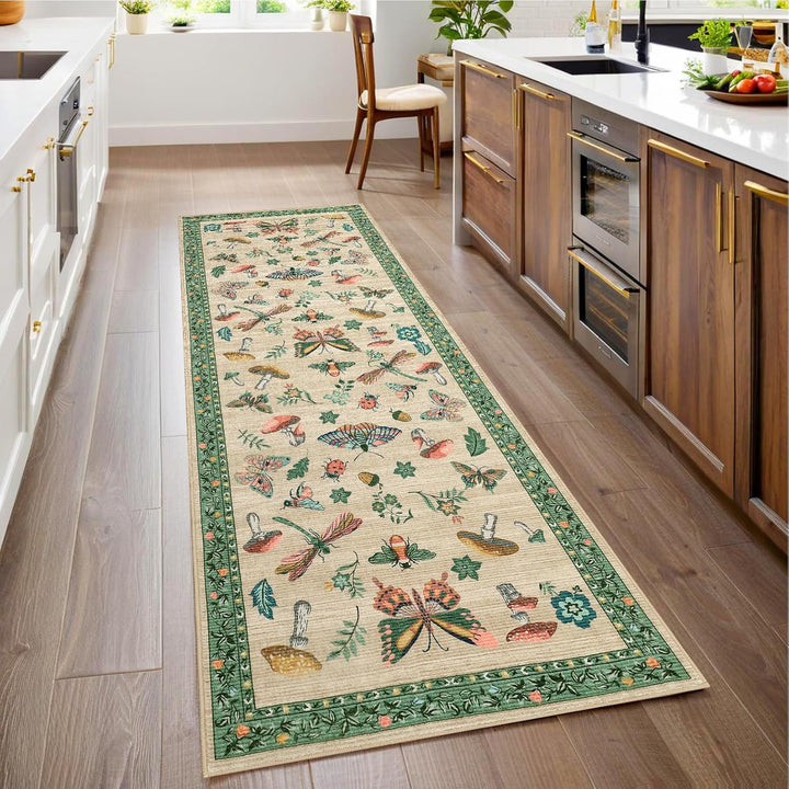 Floral Patterned Kitchen Runner
