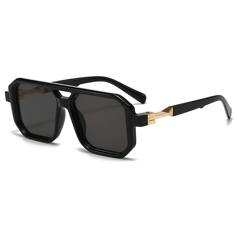 Ladies stylish oversized sunglasses with geometric frame Stornfield