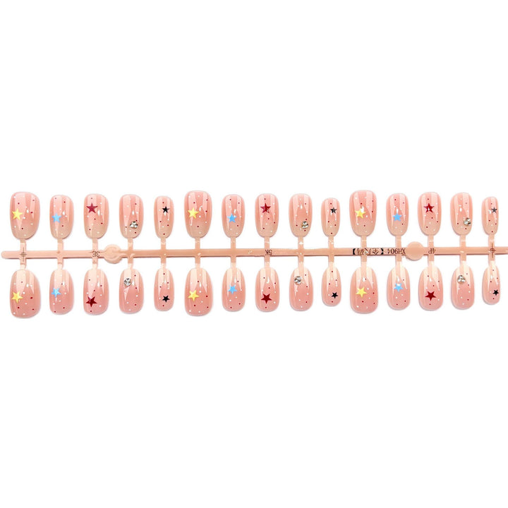 Stylish Decorative Press-On Nail Set 1790745511