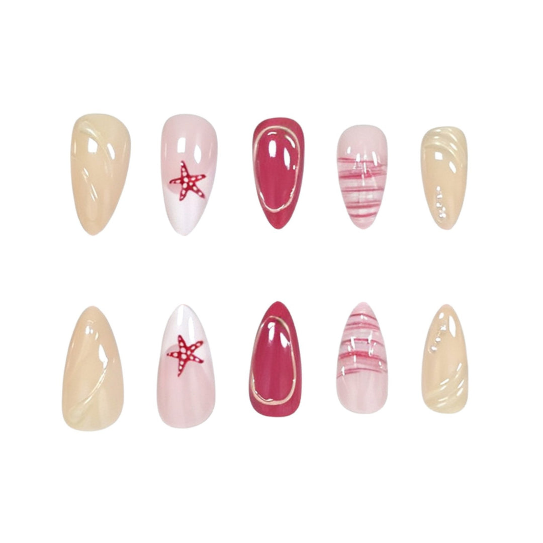 Artistic Starfish Nail Art Enhancements Stornfield