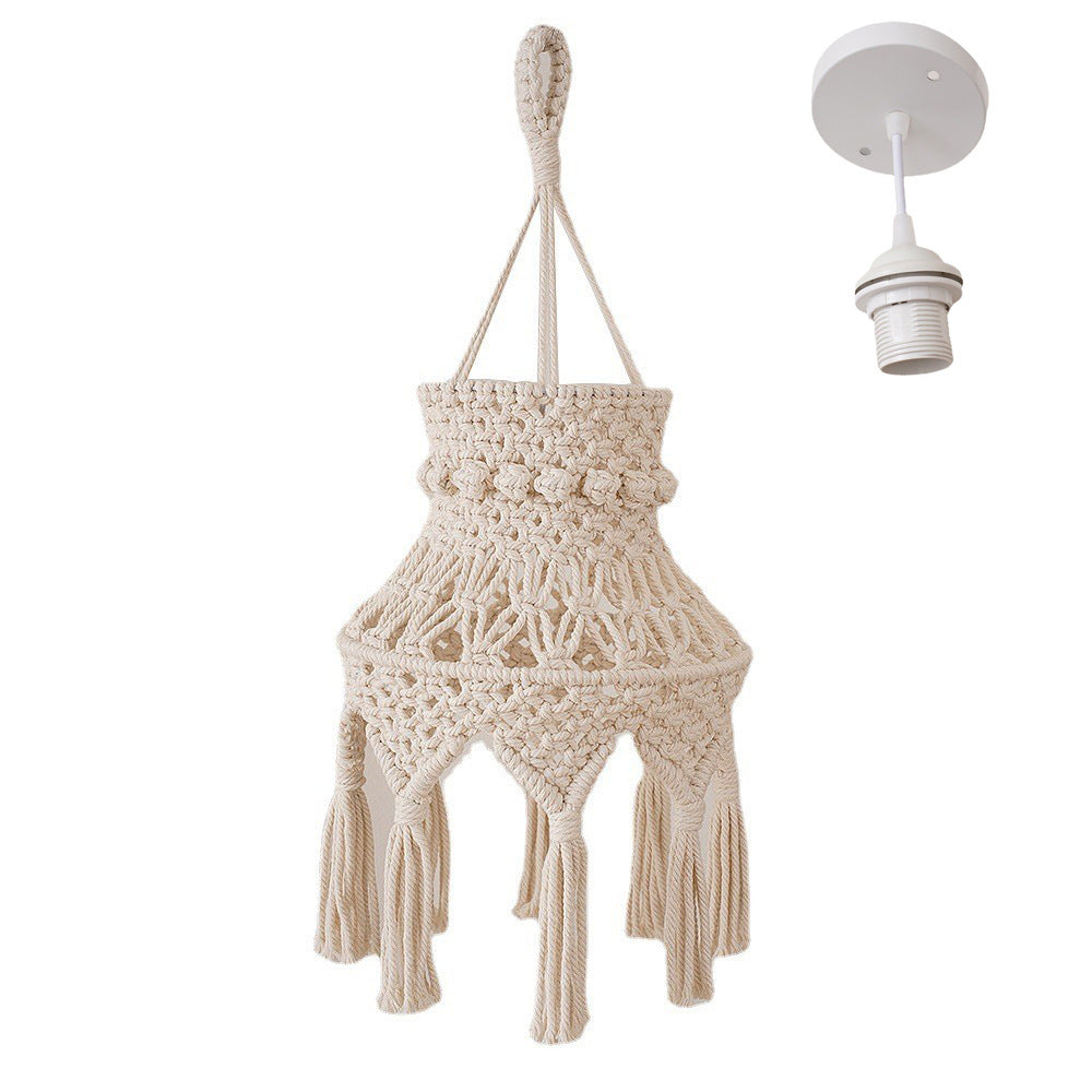 Macramé Hanging Light Fixture Stornfield