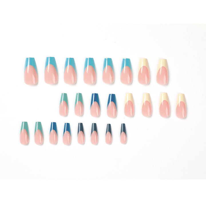 Artful Nail Extensions with Precise Gradient and Elegant Accents Stornfield