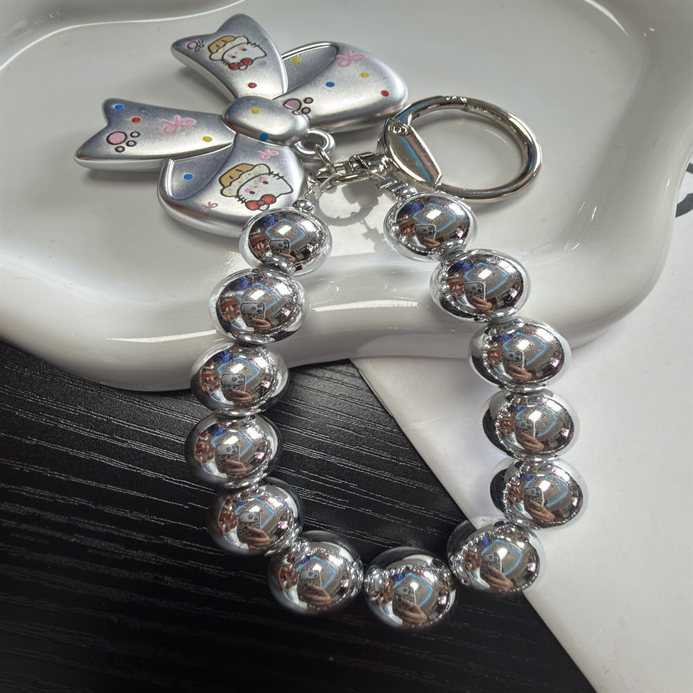 Playful Beaded Keychain Holder Stornfield