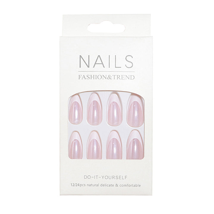 DIY Natural Glossy Press-On Nail Set Stornfield