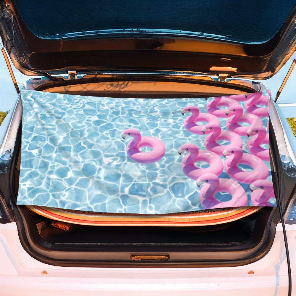 Beach blanket with cheerful summer motif Stornfield