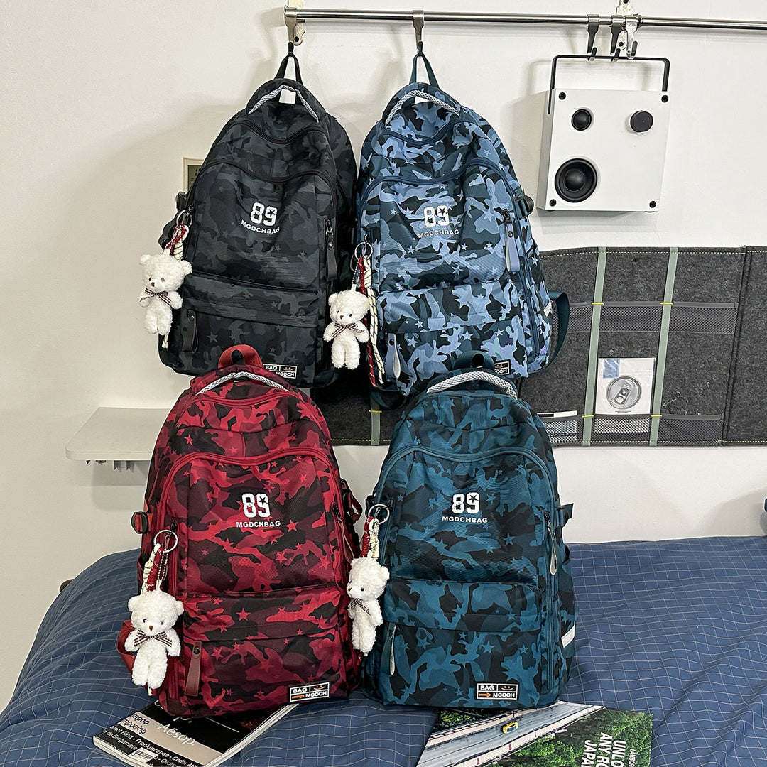 Versatile Camouflage Backpack with Multi-Pocket Design Stornfield