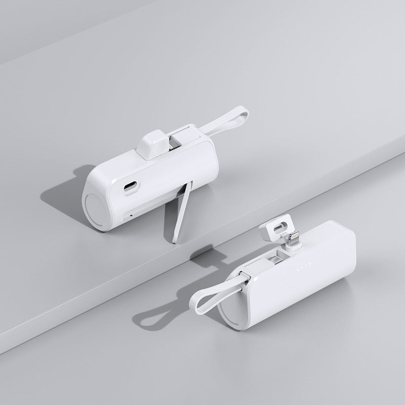 Compact power bank with integrated charging connector Stornfield