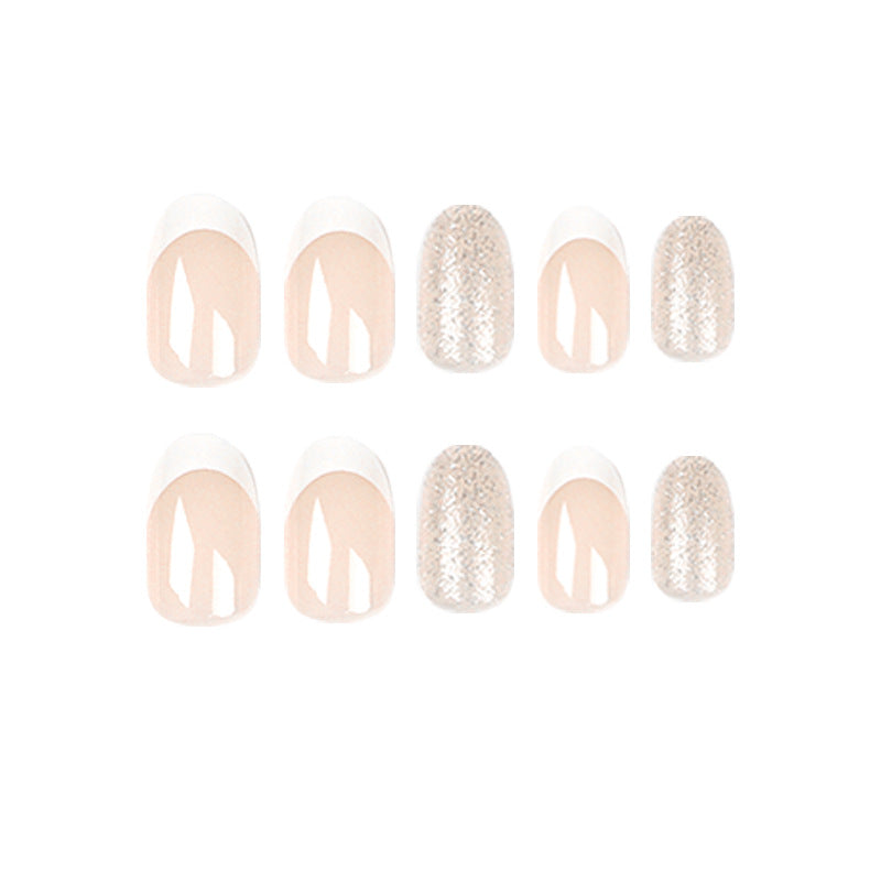 Artistic Nail Extensions with Elegant French Tip Stornfield