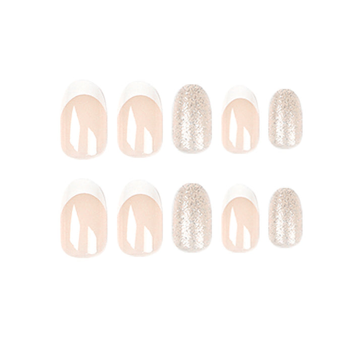 Artistic Nail Extensions with Elegant French Tip Stornfield