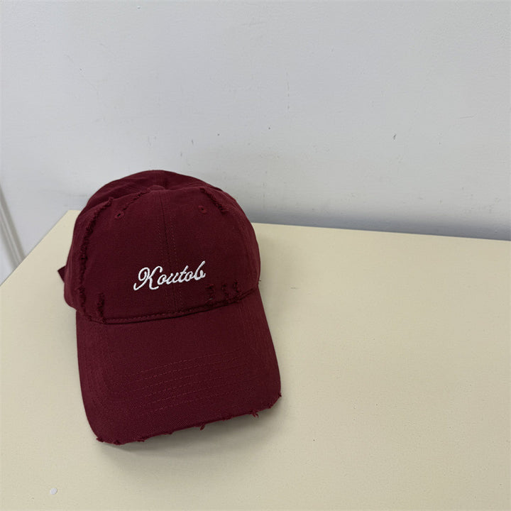 Men's Distressed Cotton Baseball Cap Stornfield 1783921814