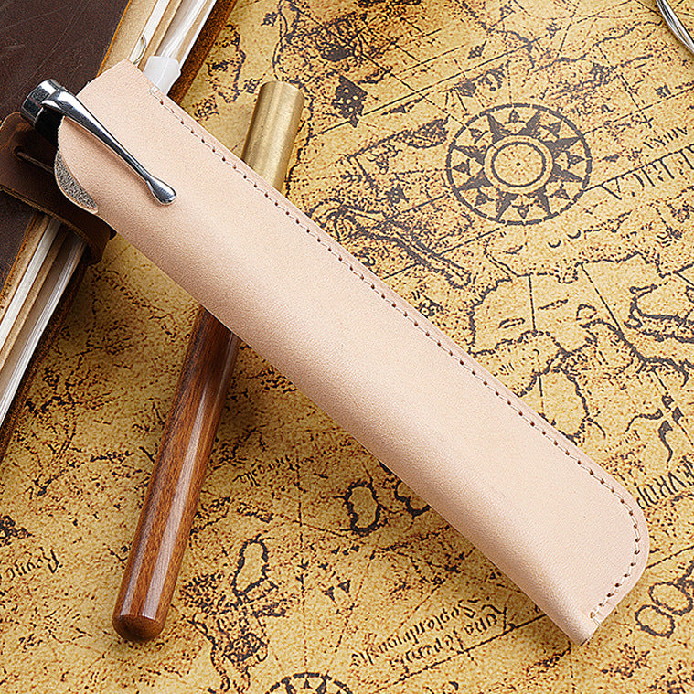 Leather Pencil Roll Case