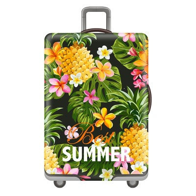 Tropical Leaf Print Hard Shell Luggage Stornfield