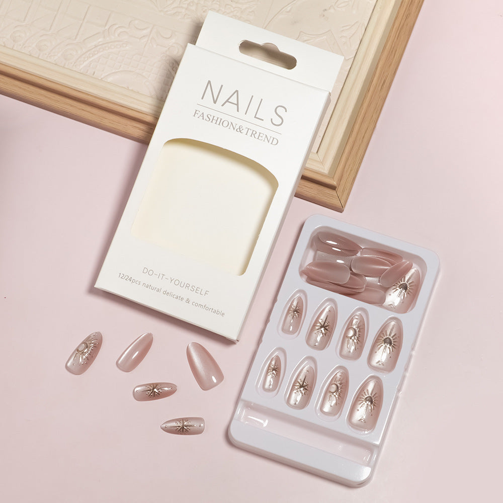 DIY Designer Press-On Nail Set Stornfield