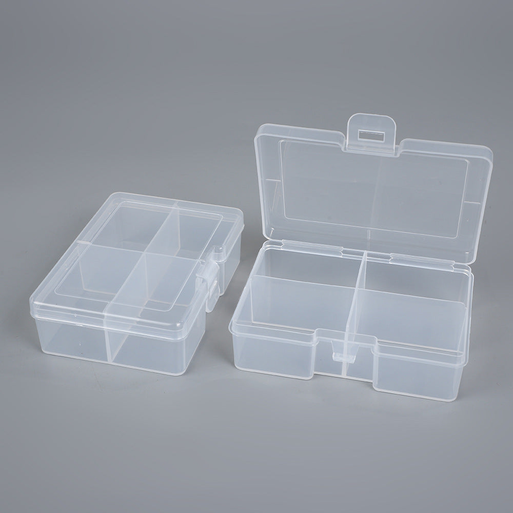 Transparent Multi-Section Craft Storage Box Stornfield
