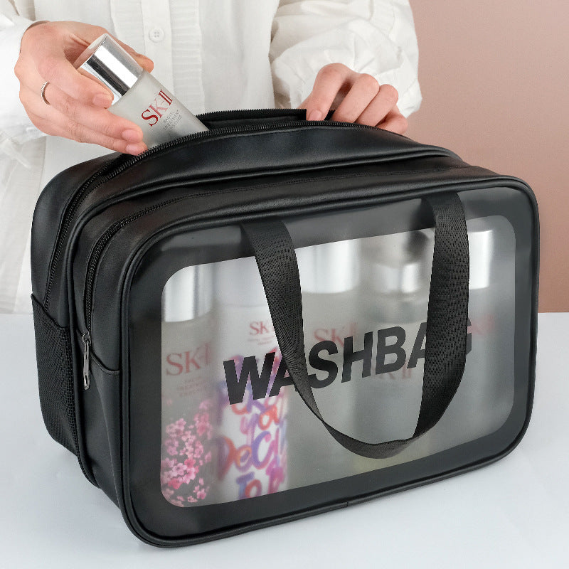 Cosmetic Travel Bag With Transparent Front Stornfield