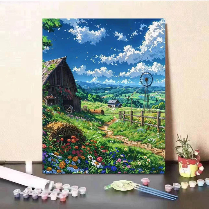 DIY Scenic Landscape Paint by Numbers Kit Stornfield