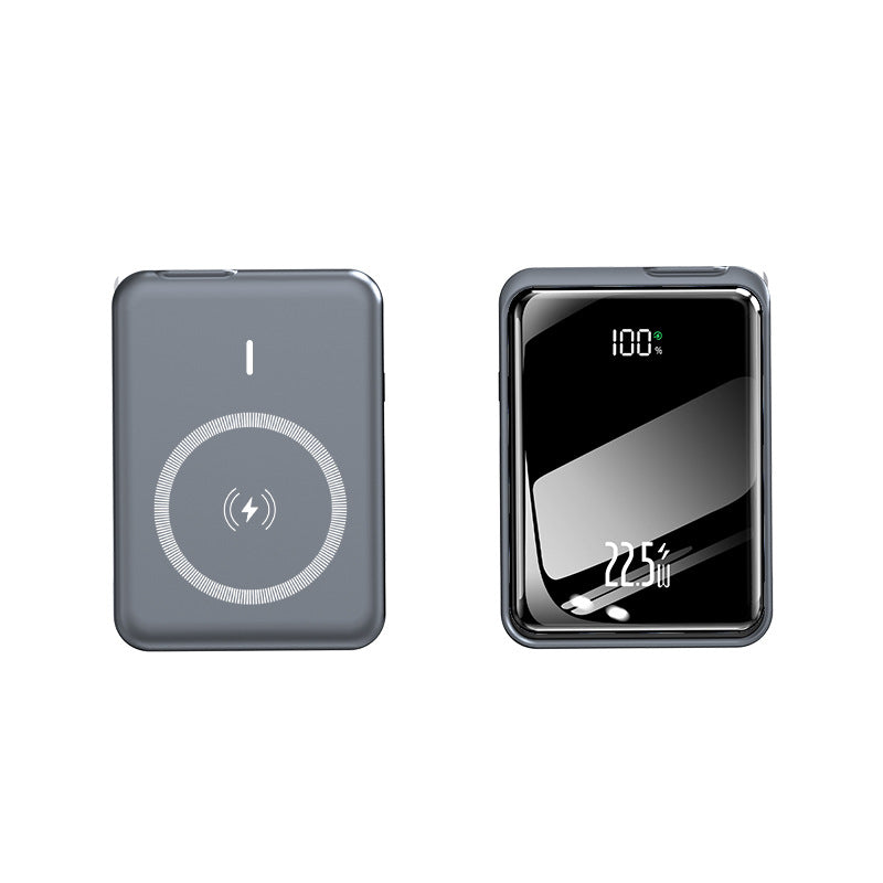 Portable power bank with integrated wireless charging function and LED display Stornfield