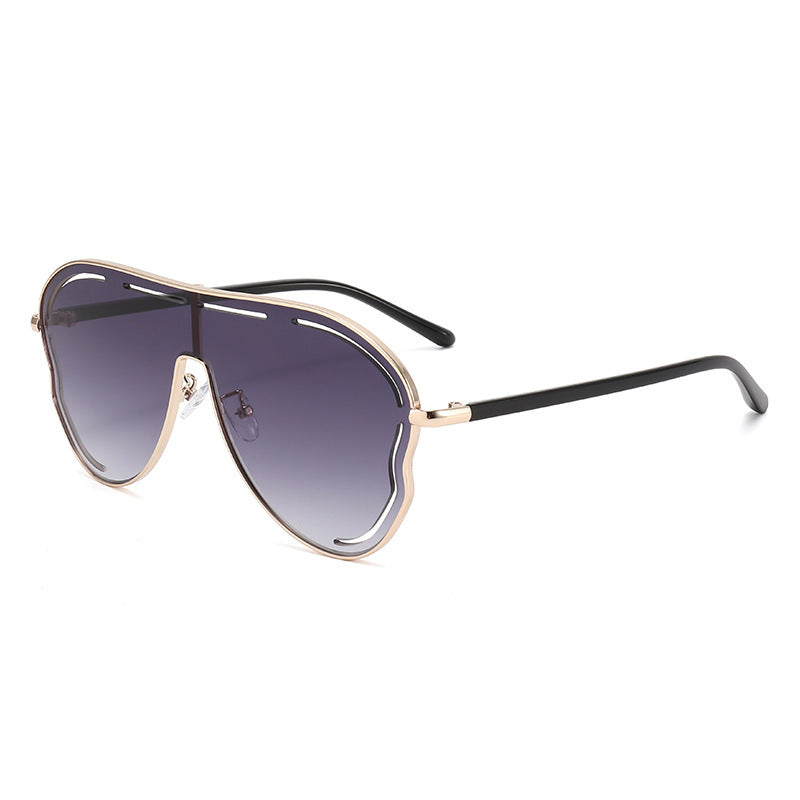 Men's Aviator-Style Shield Sunglasses Stornfield