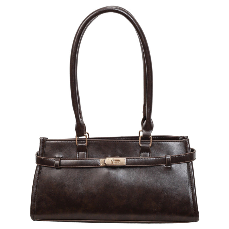 Luxurious Structured Shoulder Handbag
