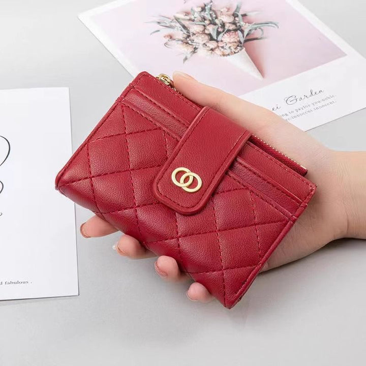Quilted Mini Cardholder Wallet