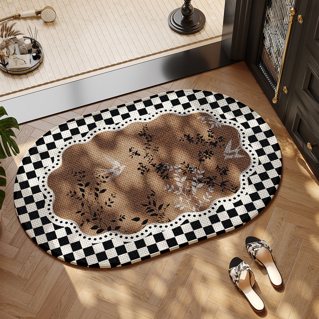 Butterfly-Themed Indoor Area Rug