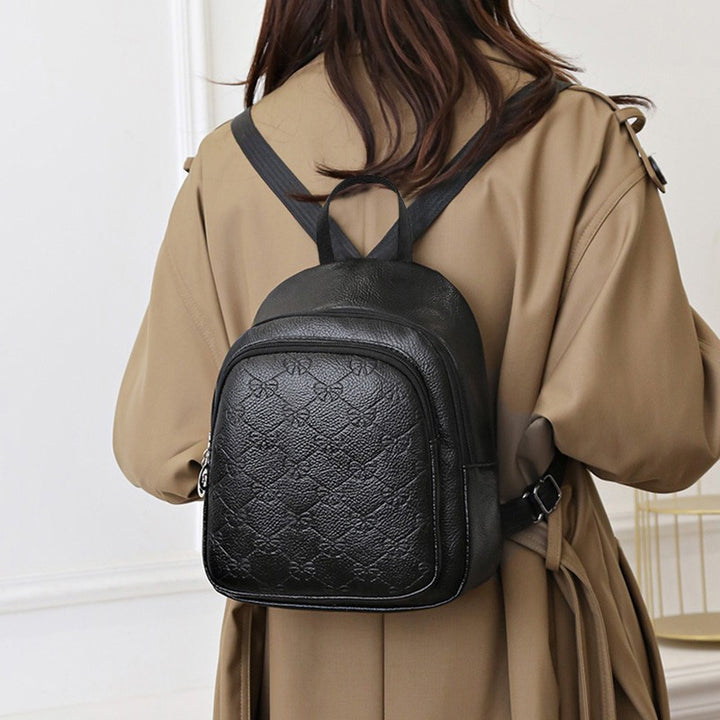 Compact Textured Backpack Stornfield