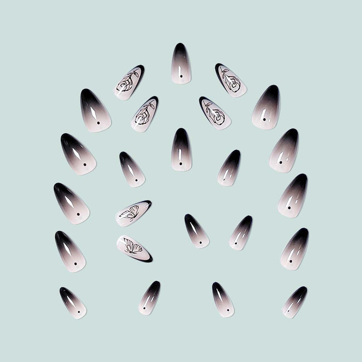 Elegant and artistic ombre nail art Stornfield