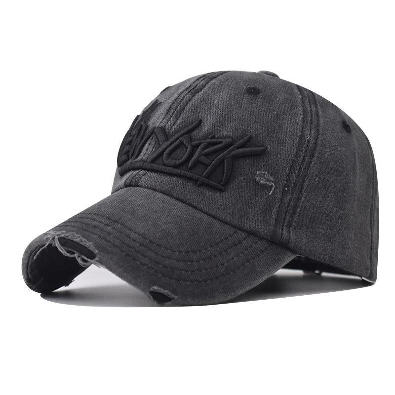 Men's Distressed Casual Embroidered Cap Stornfield
