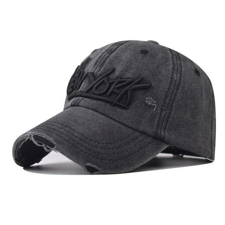Men's Distressed Casual Embroidered Cap Stornfield