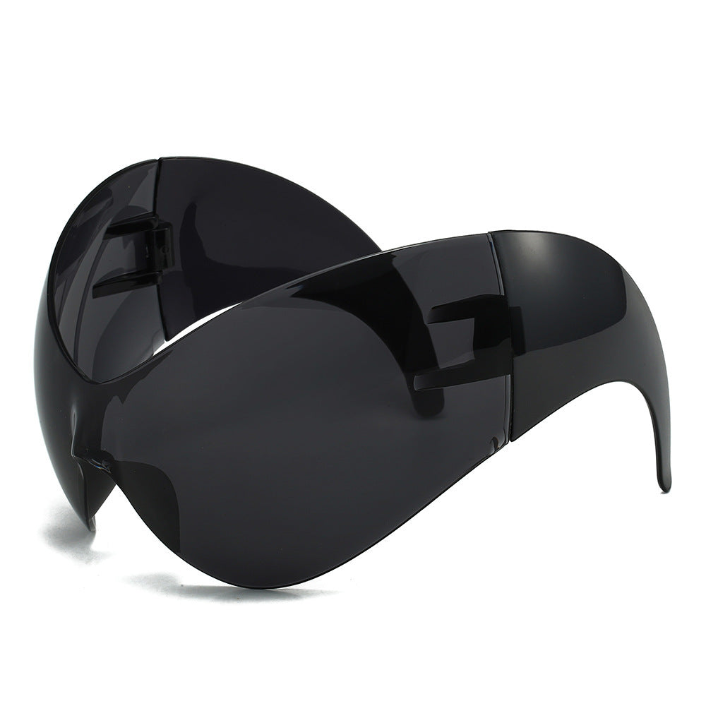 Oversized Futuristic Shield Sunglasses Stornfield
