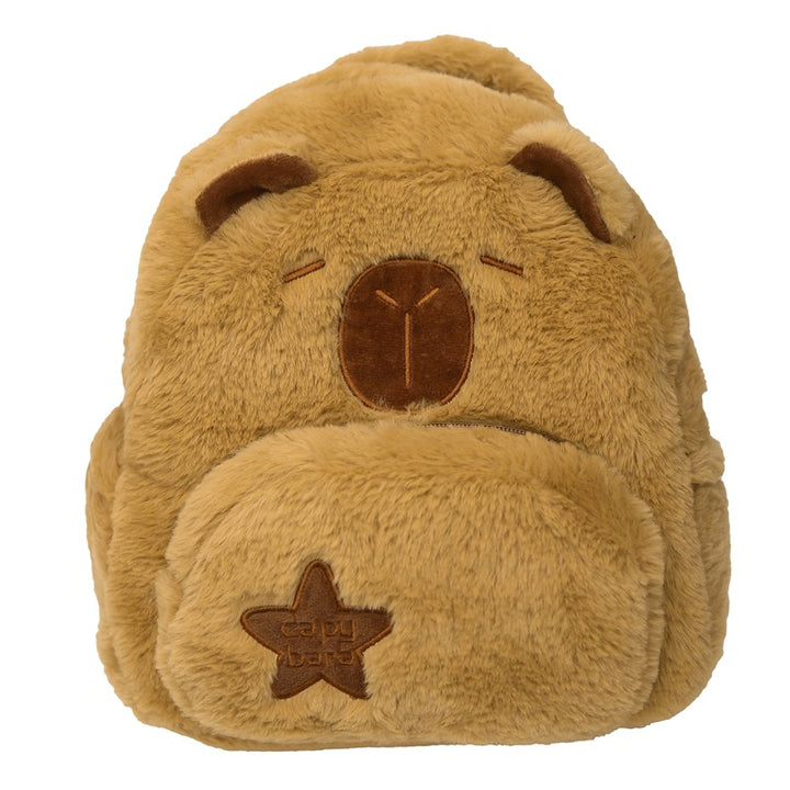 Plush Capybara Character Backpack Stornfield