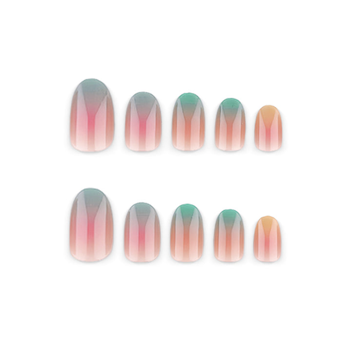 Artificial nail tips with gradient Stornfield