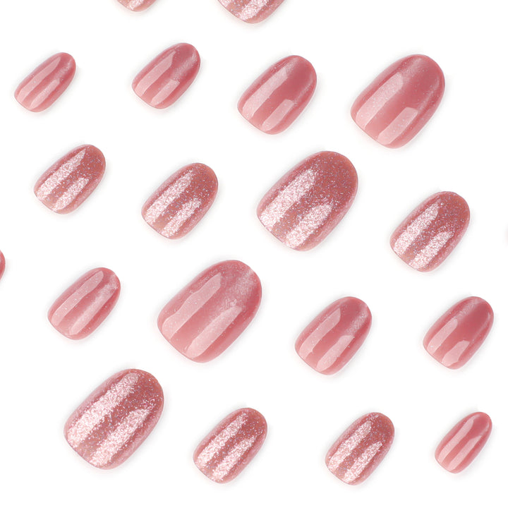 Glamorous artificial nails with glitter accents Stornfield