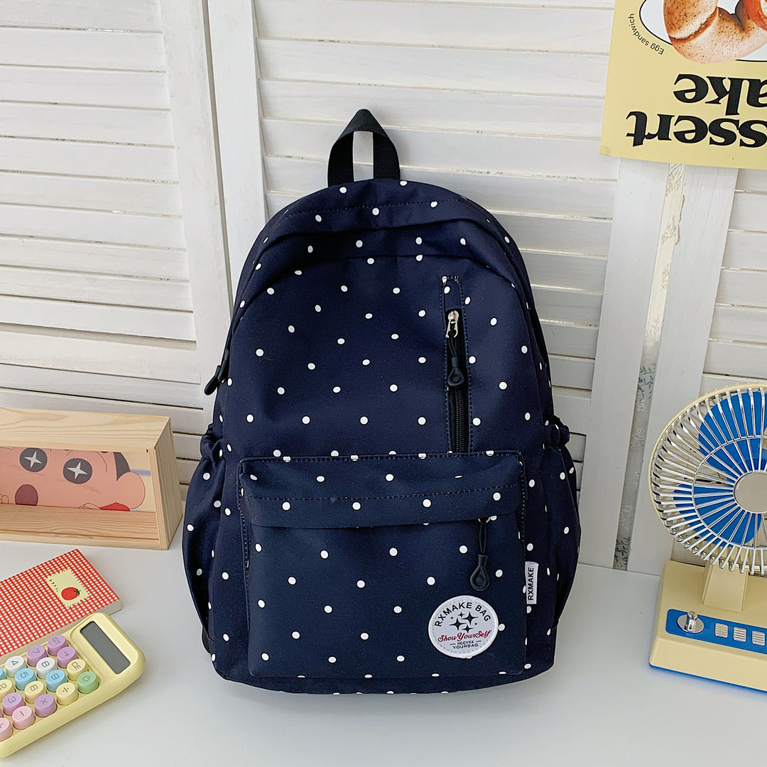 Polka Dot Student Backpack Stornfield