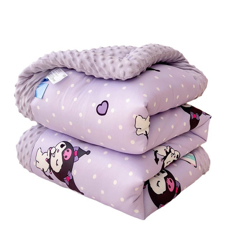 Girls cuddly blanket with versatile animal motif Stornfield
