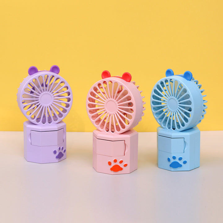 Unisex Portable Mini Fan with Animal Ears and USB Connection Stornfield