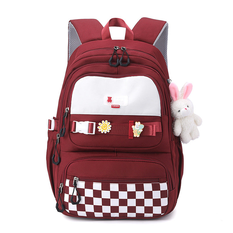 Cute school backpack with playful charms Stornfield