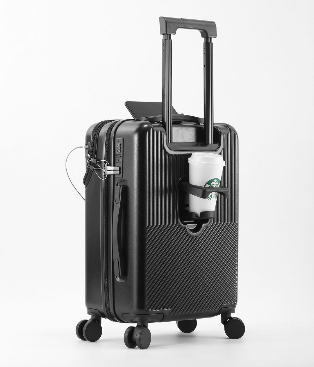 Unisex Smart Tech Compact Carry-On Suitcase Stornfield