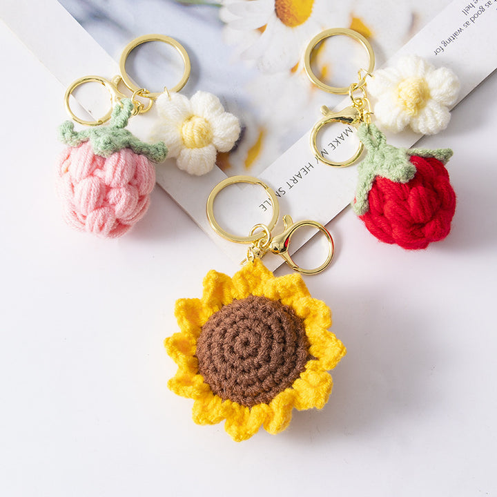 Cute Handcrafted Fruit Keychain Set Stornfield